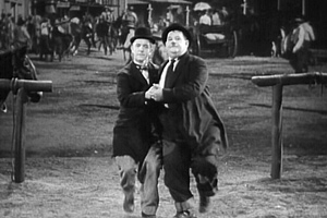 Laurel et Hardy au Far West